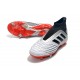 Scarpe da Calcio adidas Predator 19+ FG Argento Nero Rosso