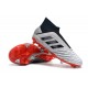 Scarpe da Calcio adidas Predator 19+ FG Argento Nero Rosso