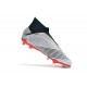 Scarpe da Calcio adidas Predator 19+ FG Argento Nero Rosso