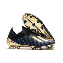 Scarpa da Calcio Nuovo adidas X 19+ FG - Nero Blu Oro