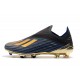 Scarpa da Calcio Nuovo adidas X 19+ FG - Nero Blu Oro