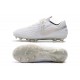 Scarpe da Calcio Nike Tiempo Legend VIII FG - Bianco Puro Platino Grigio