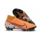 Scarpe Nuovo Nike Mercurial Superfly VII Elite FG Arancione Bianco