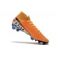 Scarpe Nuovo Nike Mercurial Superfly VII Elite FG Arancione Bianco