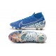 Scarpe Nuovo Nike Mercurial Superfly VII Elite FG New Lights Blu