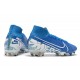 Scarpe Nuovo Nike Mercurial Superfly VII Elite FG New Lights Blu