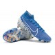 Scarpe Nuovo Nike Mercurial Superfly VII Elite FG New Lights Blu