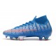 Scarpe Nuovo Nike Mercurial Superfly VII Elite FG Blu Rosso