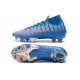 Scarpe Nuovo Nike Mercurial Superfly VII Elite FG Blu Rosso