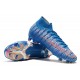 Scarpe Nuovo Nike Mercurial Superfly VII Elite FG Blu Rosso