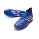 Scarpe da calcio adidas Predator 19.1 FG Blu Argento