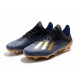 Scarpe da Calcio Nuovo adidas X 19.1 FG Nero Blu Oro