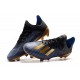 Scarpe da Calcio Nuovo adidas X 19.1 FG Nero Blu Oro