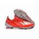 Scarpe da Calcio Nuovo adidas X 19.1 FG Rosso Argento