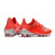 Scarpe da Calcio Nuovo adidas X 19.1 FG Rosso Argento