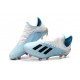 Scarpe da Calcio Nuovo adidas X 19.1 FG Bianco Blu Nero