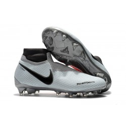 Scarpe da Calcio Nike Phantom Vision Elite DF FG Grigio Rosso