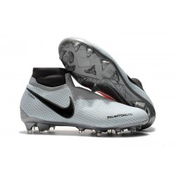 Scarpe da Calcio Nike Phantom Vision Elite DF FG Grigio Rosso