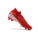 Scarpe Nuovo Nike Mercurial Superfly VII Elite FG Rosso Bianco