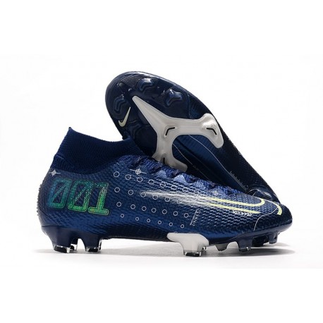 Nike Dream Speed Mercurial Superfly VII Elite FG Blu Bianco