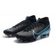 Scarpe Nuovo Nike Mercurial Superfly VII Elite FG Negro Blu