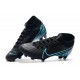 Scarpe Nuovo Nike Mercurial Superfly VII Elite FG Negro Blu