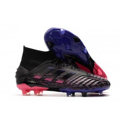 Scarpe da Calcio adidas Predator 19+ FG Nero Blu Rosa