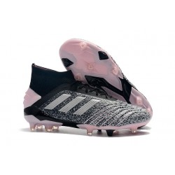 Scarpe da Calcio adidas Predator 19+ FG Grigio Nero Rosa