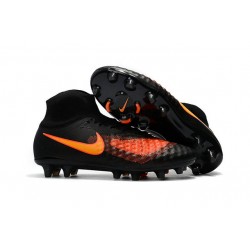 Nuovo Magista Obra II FG - Scarpe da calcetto con tacchetti - Nero Arancione