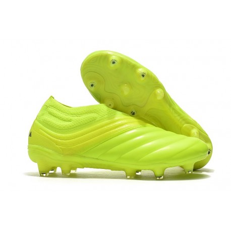 Nuovi Scarpe Da Calcio adidas Copa 19+ FG Volt Nero