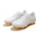 Adidas Copa 19.1 FG Scarpe da Calcio - Uomo Bianco Oro