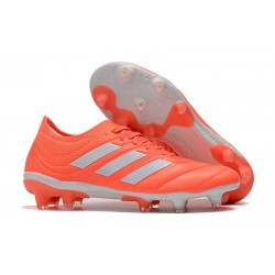 Adidas Copa 19.1 FG Scarpe da Calcio - Uomo Rosso Bianco