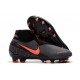 Nike Phantom Vision Elite DF FG Scarpa Grigio Scuro Mango Acceso Nero