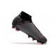 Nike Phantom Vision Elite DF FG Scarpa Grigio Scuro Mango Acceso Nero