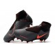 Nike Phantom Vision Elite DF FG Scarpa Grigio Scuro Mango Acceso Nero