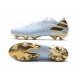 Scarpe Calcio Adidas Nemeziz 19.1 FG Bianco Oro Metallico Light Aqua