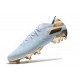 Scarpe Calcio Adidas Nemeziz 19.1 FG Bianco Oro Metallico Light Aqua