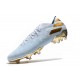 Scarpe Calcio Adidas Nemeziz 19.1 FG Bianco Oro Metallico Light Aqua