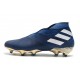 Scarpe Calcio Adidas Nemeziz 19+ FG Uomo - Bianco Blu