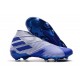 Scarpe Calcio Adidas Nemeziz 19+ FG Uomo - Bianco Blu