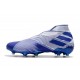 Scarpe Calcio Adidas Nemeziz 19+ FG Uomo - Bianco Blu