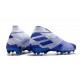 Scarpe Calcio Adidas Nemeziz 19+ FG Uomo - Bianco Blu