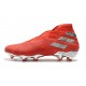 Scarpe Calcio Adidas Nemeziz 19+ FG Uomo - Rosso Argento