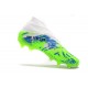 Scarpe Calcio Adidas Nemeziz 19+ FG Uomo - Bianco Blu Verde
