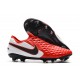 Scarpe da Calcio Nike Tiempo Legend VIII FG - Bianco Rosso