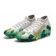 Nike Scapra Mercurial Superfly 7 Elite SE FG Mbappe Grigio Verde Oro