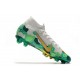 Nike Scapra Mercurial Superfly 7 Elite SE FG Mbappe Grigio Verde Oro