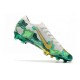 Mbappe Scarpe Nike Mercurial Vapor13 Elite FG ACC Grigio Verde Oro