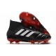 Scarpe da calcio adidas Predator 19.1 FG Nero Rosso Bianco