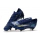 Nike Mercurial Vapor XIII Elite SG-PRO AC Blu Void Volt Bianco